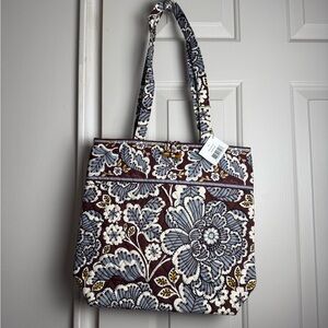 NWT Vera Bradley Slate Blooms Tote Bag Retired New